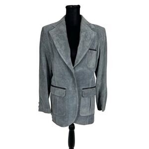 Vintage Brazilia 100% Leather Suede Safari Jacket - Women’s 9/10